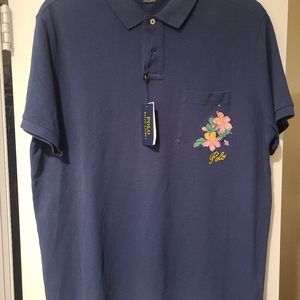 New Polo XL with floral design.  Tags still attached.